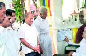 R.I.T. Allesinaugurates pathway fordifferentlyableddevotees at Gothami Viharaya Borella