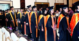 Graduate Chemists in procession