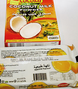 Halal certified products.  Pic by Nilan Maligaspe