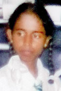 Victim: Hashini Anusha  Kumari. Pic by E. Susantha
