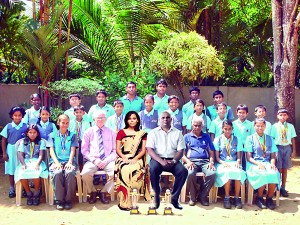 Lyceum, Nugegoda swimming team Standing (from left, 1stRow): Umandi Wickramaratne, Nathan Savundranayagam, Ayeshmantha Wijegunathilake, Pandula Lalawindu, Binura Nanayakkara, Pasindu Perera, Disnaka Ediriwickrama. (from left, 2ndRow): Dhinuthri Senanayake, Yana Hettigedara, Janith Wickramanayake, Sachin Kaluarachchi, Rishni Lanerole, Anuji Dias, Aroshi Kuruppu, Ovin Gamage, Kasmin Wijesekara, Vimuth Mendis, Savin Kaluarachchi. (Absent: Nudara Pathirage, Budara Wickramasinghe) Seated (from left): Vilara Ranasinghe, Kimberly Karpinski (Captain), Sam Chandrasena (Director-ECA/PE), Wenuri Hettiarachchi (Principal), Nishantha Perera (Chief Coordinator), J.A.S. Somachandra (MIC), Dimuthu Yakkandawala, Sabeeha Murad.