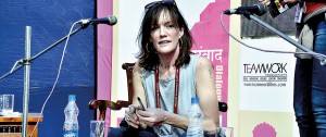 Zoe Heller at the Jaipur Literary Festival. Pic courtesy the Jaipur Literary Festival