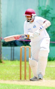 Moors’ Janaka Gunaratne in action against Army - Pic by Ranjith Perera