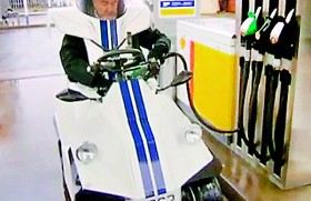 Japan unveils robot car
