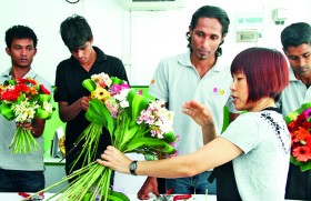 Lassana Flora partners with Singaporean florists for staff training Lassana Flora partners with Singaporean florists for staff training