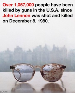 Yoko Ono tweets controversial image of John Lennon's bloody glasses