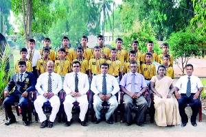 The victorious D.S.Senanayake college U-13 Baseball team