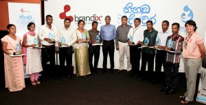 Pic shows Brandix's 'Nihanda Diyawara' winners with Group Director Udena Wickremesooriya (centre), Group Human Resources Manager - Works HR Sujith Jayasekara (6th from right) and Head of CSR Anusha Alles  (extreme right).