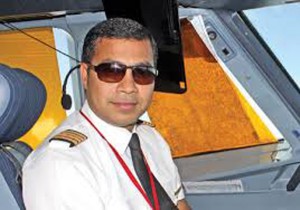 Captain Narada Ranasinghe former Asian Aviation Centre flying student