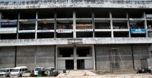 Pic by M. A. Pushpa Kumara shows the building of the proposed new gold centre