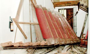 The staircase that collapsed
