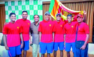 The Sri Lankan Davis Cup team