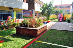 The children’s park was gifted by ZAM GEMS.