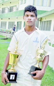 Chemila Obeysekara won the best bowler and man-of-the-match awards