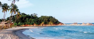 The hill in front of the lagoon at Uppuveli. Pix by JamieSnedden.