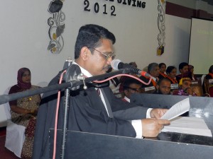 Address by the Principal Trizvi Marikkar