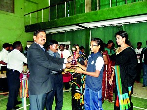 The Girls’ A Division Champions-Sirimavo Bandaranayake Balika V – Colombo