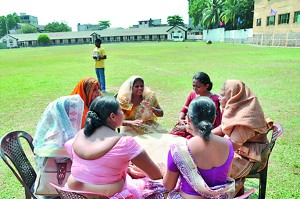 teachers playing rubban