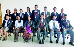 The national table tennis squad: (Seated from left): Ishara Madurangi (Women's captain/Sri Lanka Air Force), Sadisi Nirasha (Vice President TTASL), Tamara Hewage (Delegator), Jagath Rajapaksa (Coach), Sqn Ldr MSM Razeen (Treasurer TTASL), Rohan Sirisena (Men's captain/Sri Lanka Air Force).  (Standing from left) Pawani Sirisena (Maliyadeva GS Kurunegala), Ridhmi Karadanaarachchi (Mahamaya GS Kandy), Nuwani Navodya (Dharmasoka Ambalangoda), Praveena Silva (Girl's HS Kandy), Sajith Kavinda (Sri Lanka Army), Milinda Lakshitha (Sri Lanka Air Force), Udaya Ranasinghe (Vidyartha College Kandy), Nirmala Jayasinghe (MAS Holdings).