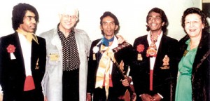International recognition: At the World Song Festival in Tokyo in 1976
