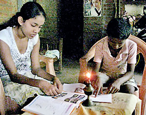 The children: Studying for  a brighter future