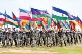 Colourful parade to mark Victory Day