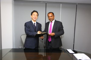 Toyohiko Murakami and Nimal Perera