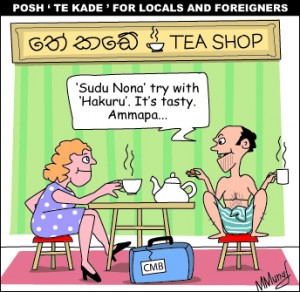 Cartoon for tea story