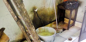 The cooking area of the Ruhuna campus canteen