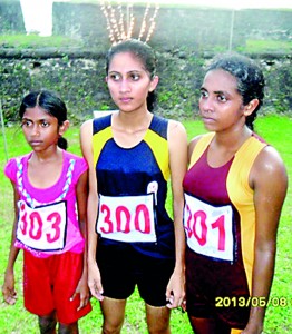 Winners of the 10 Km run for women