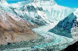 Mount Everest losing its cloak of ice and snow