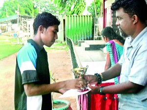 D H D Priyashantha of Matara DS was adjudged the champion athlete of the meet
