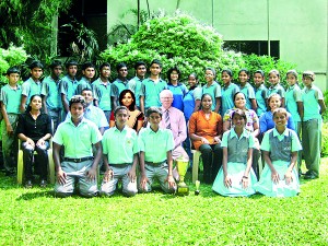 Seated (from left): Chathuri Lakshika (Asst. Coach), Lalith Opanayake (Head Coach), Wenuri Hettiarachchi (Principal), Sam Chandrasena (Director ECA/PE), Omika Damayanthi (Teacher-in-charge), Nirodha de Alwis (Asst. Teacher-in-charge), Madhubashi Wijeratne (Asst. Coach) Standing (from left): Ludeesha Gunawadane, Vihan Seneviratne, Rushdy Ashrof, Devin Diddeniya, Shenal Silva, Shavin Kaluthanthri, Asel Perera, Thurith Siriwardane, Vihanga Karunasekara, Anjali Ranaweera, Natasha de Mel, Sharanya Jayakody, Ashani Diddeniya, Senuri Goonasinghe, Chanuki Jayawardana, Devuni Wickramasinghe, Saduni Wijesinghe, Nethmini Silva Squatting (from left): Yasith Jayakody, Shanuka Sapugoda, Vishene de Silva, Senuri Sarathchandra, Sandalipuja Liyanage