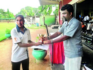 V D Ranasinghe of KamburupitiyaPS was the champion female athlete of the meet