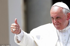 Pope Francis has criticised the global financial system for creating a 'cult of money'