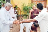 Foundation stone laying  ceremony at the Bosetha Temple