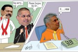 Sajin seeks forgiveness from Ranil