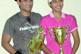Naduni Gunawardena and Gihan Suwaris clinch  Emperor open squash titles