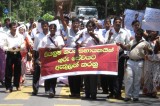 Asst. Teachers in protest campaign for inclusion into permanent cadre