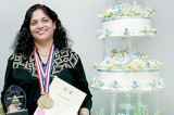 Rashika wins gold medal for her cakes