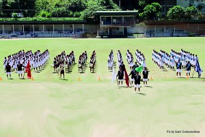 Annual Sports Meet Band and March Past Display