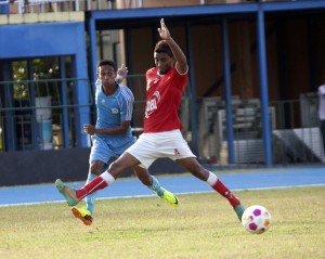 Action from the Air Force vs Matara City match  	            - Pic by Amila Gamage