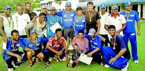 The victorious Lawyers’ cricket team