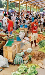 Crowded and colourful: The bustle of a Pettah market