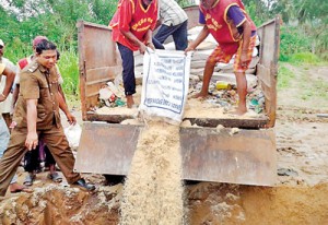 Getting rid of the contaminated sugar