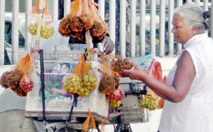 Local fruits: Not that easy to get