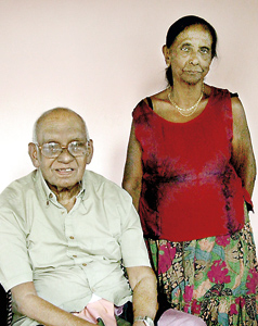 Celebrate 60 years together.  Pic by Athula Devapriya