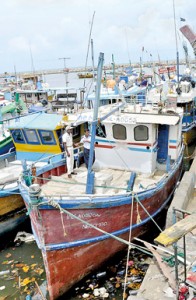 The trawler that carried some 40 people and dropped them off in Beruwala last year