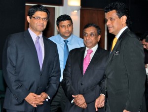 Picture shows from left - Attorney-General and Minister for Public Enterprises, Aiyaz Sayed-Khaiyum,  Ports Terminal Ltd; Chief Operating Officer, Hasthika Dela;  Deputy Chairman and Managing Director of Aitken Spence PLC, J.M.S. Brito and Chairman of Aitken Spence Maritime and Director of Aitken Spence PLC  - Dr. Parakrama Dissanayake