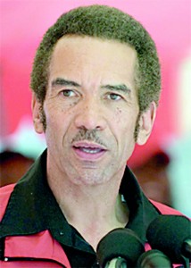 Botswana President Ian Khama